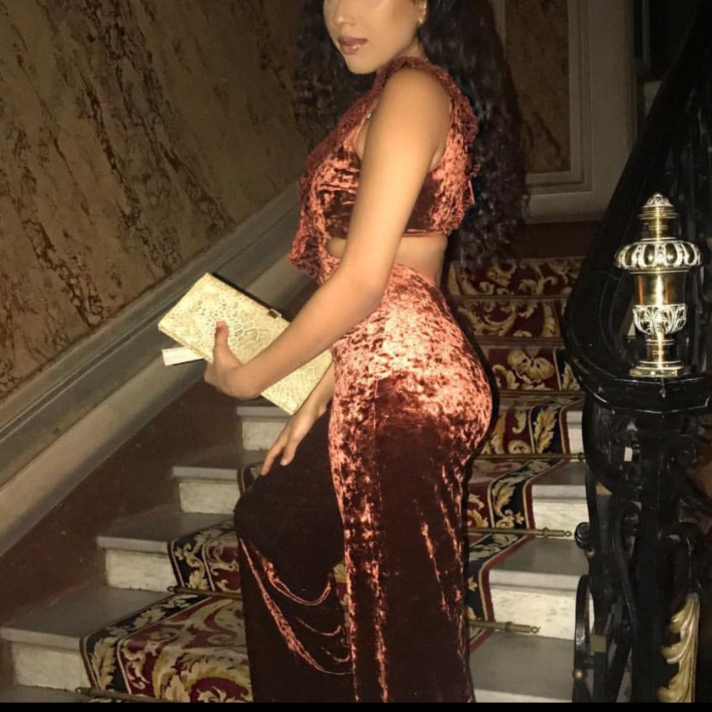 Velvet jumpsuit